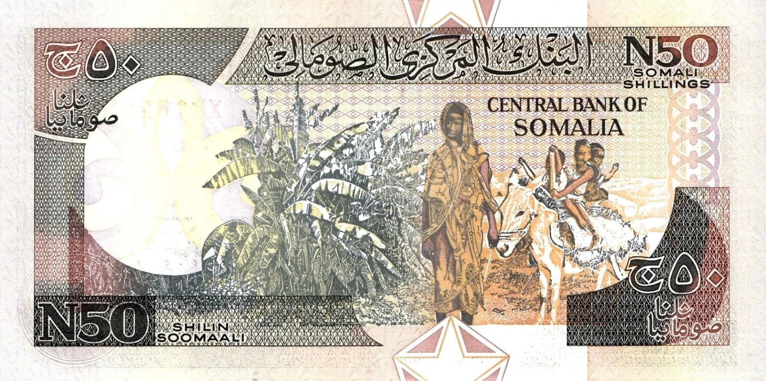SOMALIA 1991 | BANKNOTE -N 50- SHILLINGS UNC