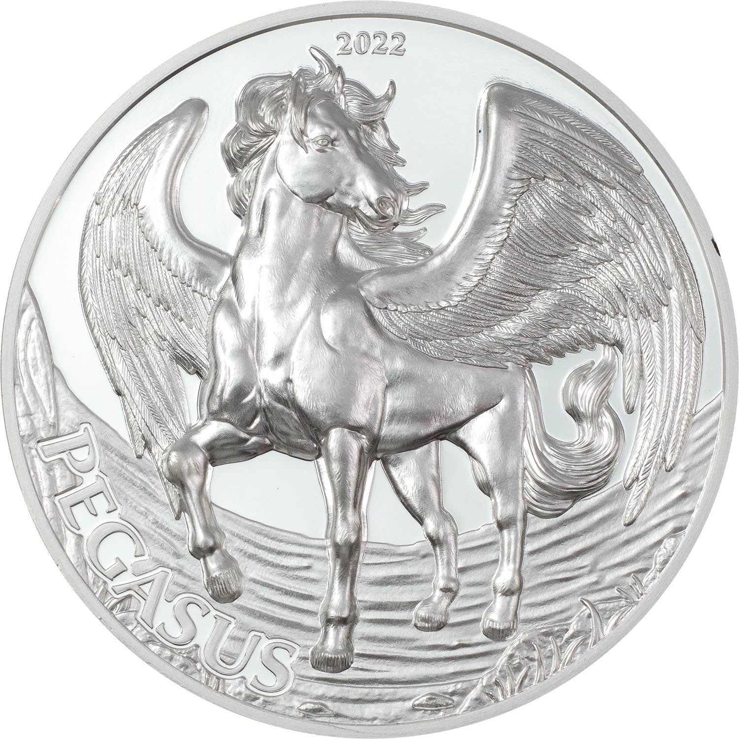Pegasus 2022 | Tansania 1 Oz 999 Silbermünze | 1000 Shillings