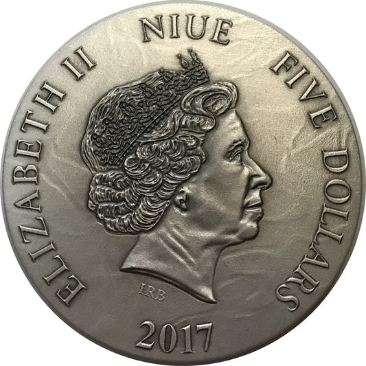 Silbermünze GABRIEL Choir of Angels 2 Oz Silver Coin 5$ Niue 2017 - Le Grand Mint