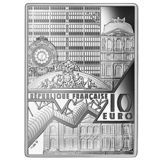 Das Mädchen mit dem Perlenohrring Meisterwerke der Museen Girl with a Pearl Earring 10€ Silver Coin - Le Grand Mint