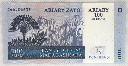 Madagaskar 2004 | Banknote UNC 100 Ariary